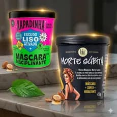 Máscara Morte Súbita450g + Máscara Xapadinha 450g Lola Cosmetics