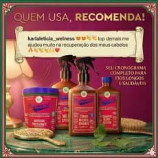 Lola Kit Rapunzel - Shampoo + Máscara + Tonico + Milk - Linha de Crescimento