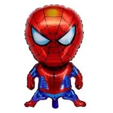 Kit c/10 balões metalizado homem aranha corpo mede 69 cm