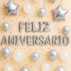 Balão Feliz Aniversario Kit Decoração Comemoração Escolha a Cor Festa Luxo