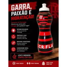 Garrafinha Oficial Flamengo - 500 a 650 ml | Produto Novo