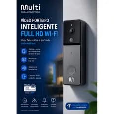 Vídeo Porteiro Inteligente Multi Casa Conectada Full HD Wi-Fi