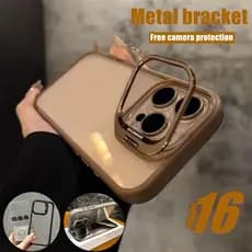 Capa De Telefone Ultrafina De Luxo Para iPhone 16 Pro Max 11 12 13 14 15 16 Plus Protetor De Lente De Câmera De Metal Su