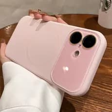 Capa De Telefone Magnética De Silicone Líquido Com Sensação De Pele De Luxo Para iPhone 17 16 15 14 13 12 Pro Max Plus A