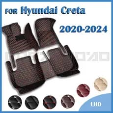Tapetes De Carro Adequado Para Hyundai Creta 2020-2024Almofadas De Pé Personalizadas Capa De Tapete Automóvel Acessórios