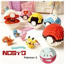 Pocket Monster Ii Blocos Pikachu Charmander Bulbasaur Pokeball Nano 50 Espécies Brinquedos De Personagem