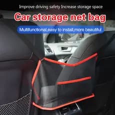 Bolsa de rede para encosto de banco de carro para armazenamento extra