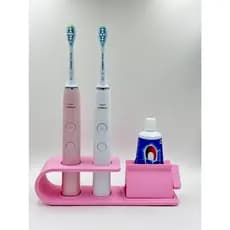 Suporte Escova de Dentes e Pasta de Dentes | Organizador Multifuncional para Banheiro