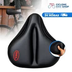 Capa de Banco Selim Anatômica Largo Gel Para Bicicleta Ergometricas Spinning MTB