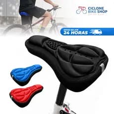 Capa Almofada para Selim Banco Bicicleta 3D Confortável Ajustável Flexível Prática de Ciclismo