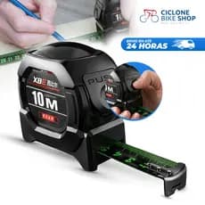 Fita Métrica Aço Inoxidável Carbono De Alta Precisão 10M Trena Profissional Fluorescente Trava