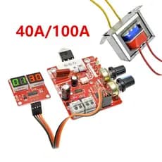 40A 100A Soldador Digital spot AC 110V/220V A 9V Placa Controladora De Transformador Mostrador De Corrente De Temporização