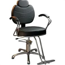 Cadeira De Barbeiro Reclinavel Cabeleleiro Barbearia Salão De Beleza Giratória Hidráulica.