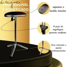SUPORTE FENIX TRIPÉ PÉDICURE PRETO