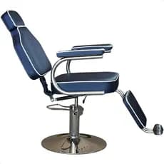 Poltrona Barbeiro Reclinavel Cabeleleiro Barbearia Salão Beleza Hidráulica make giratória.