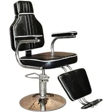Cadeira De Barbeiro Reclinavel Cabeleleiro Barbearia Salão De Beleza Hidráulica barbearia.