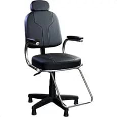 Cadeira De Barbeiro encosto fixo Cabeleleiro Barbearia Salão De Beleza Giratória.
