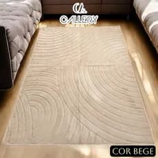 Tapete 200x240cm Antiderrapante Geométrico para Sala quarto