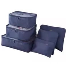 Organizador de Mala de bagagem Viagem Kit 6 Peças Bolsa