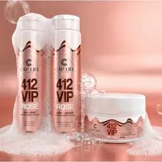 Kit Shampoo , Condicionador e mascára Capilar 412 Vip Rose
