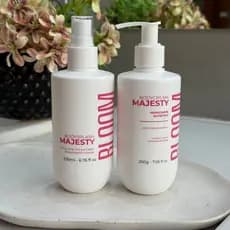 Kit Body Cream e Body Splash Majesty 200ml