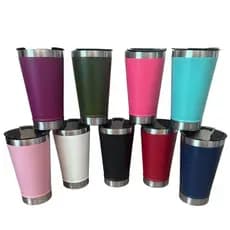 Copo Térmico 473Ml Mantém Gelado+ abridor de garrafa.