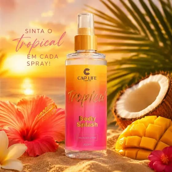 Body Splash Cap Life Angels 200ml