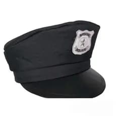 Quepe Policial / Boina Policial / Acessório Fantasia / ADULTO E INFANTIL