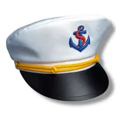 Quepe Marinheiro Fantasia / Chapéu Capitão MarinhaOx