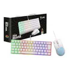 Kit Teclado + mouse Gamer Clanm Swith Red mouse 7000 DPI RGB Controlaveis