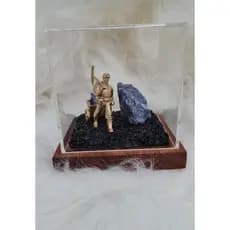 Cubos decorativos com pedras naturais.