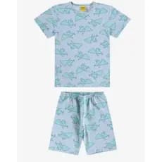 Rovitex Pijama Infantil/ Juvenil Masculino Brilha No Escuro 100% Algodão tamanho 10 anos