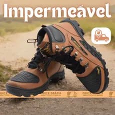 Bota Coturno Impermeável Masculina | Estilo CATER | Pronta para Trilha e Trabalho - Envio Imediato