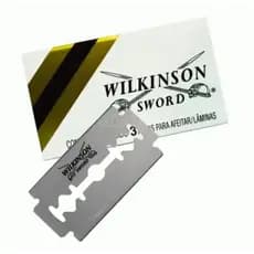 Gilletes, lamina wilkson 1 caixinha com 3 laminas, navalhas