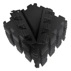 Kit 25 Tatames 50x50 10mm - Preto Economico