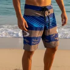 Bermuda Masculina Tactel Surf Praia Com Elastano Short Leve e Confortável