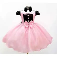 Vestido Festa Luxo Infantil Bita com Tiara