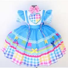 Vestido Festa Junina Infantil Quadrilha São João Julina