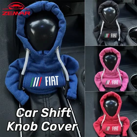 Nova Capa Do Botão De Mudança De Carro Fiat Com Capuz Criativo Universal Alça Tampa Da Alavanca Marcha Para Uno Toro 500 Bravo Punto Palio Argo Stilo Strada Mobi