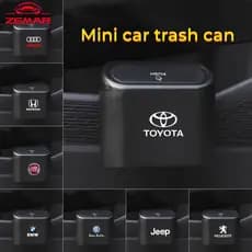 Lata De Lixo Interior Do Carro Pendurada Tampa Flip Lid Dustbin Pressing Tipo Organizador De Caixas De Armazenamento Acessórios Para Carros Mini Uno Toro 500 Bravo Punto Corolla Cross Hilux