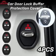 4Pcs Mitsubishi Silicone Proteção Da Fechadura Porta Do Carro Tampa Amortecedor Acessórios Silenciosos Universais Para Lancer Asx L200 Pajero Outlander Eclipse Cross