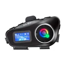 Q58 Max Capacete De Motocicleta Intercomunicador Bluetooth Multi-Scene Compartilhamento De Música Mista IP65 Distância À Prova D'água 500 Metros