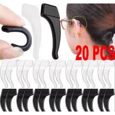 10 Pares De Retentores De Óculos De Silicone , Ganchos De Orelha , Ponta , Suporte De Templo , Antiderrapante , Gancho D
