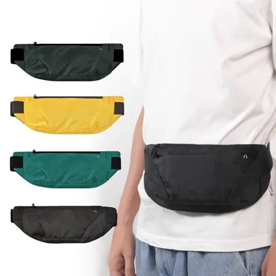 Pacote De Corrida Ao Ar Livre Cinto Bolsa De Cintura Ultra-Fino Telefone Móvel Elástico Esporte À Prova Dwaterproof Água
