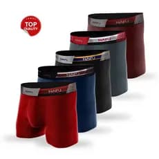 Kit 10 e 5 Cuecas Boxer Masculinas NAPJ Confortável