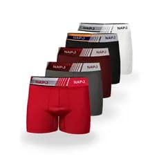 Kit 8 Cuecas Boxer Microfibra de Qualidade Premium