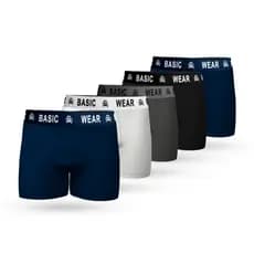 Kit 10 e 5 Cuecas Boxer Masculinas Basic Wear Confortável