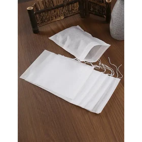Saco Filtro Multiuso 8x10cm 100 Unidades para Chá Café Ervas e Aromas