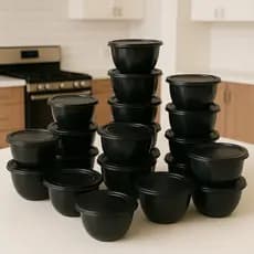 KIT 10 BOWL 600 ML RESISTENTE E HERMETICO