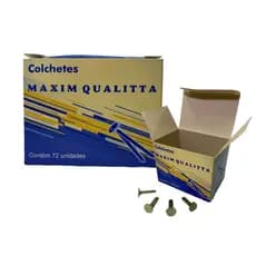 Colchete Latonado N°3 Caixa Com 72 unidades
